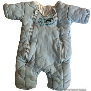 Baby Merlin Magic Sleepsuit Light Blue Large 6-9 months